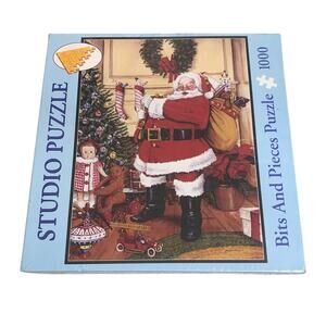 Santa Victorian Toys Christmas Bits and Pieces 1000 pc Puzzle NEW SEALED
